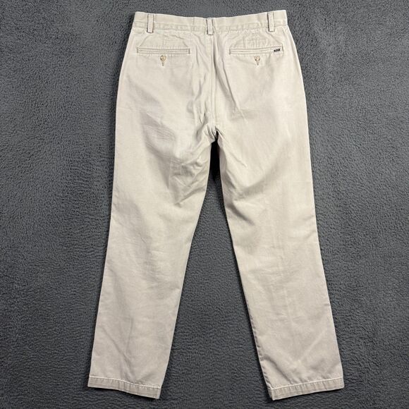 Polo Ralph Lauren Pants Mens 34x32 Beige Tan Classic Fit Chinos Preppy Casual - Picture 7 of 16